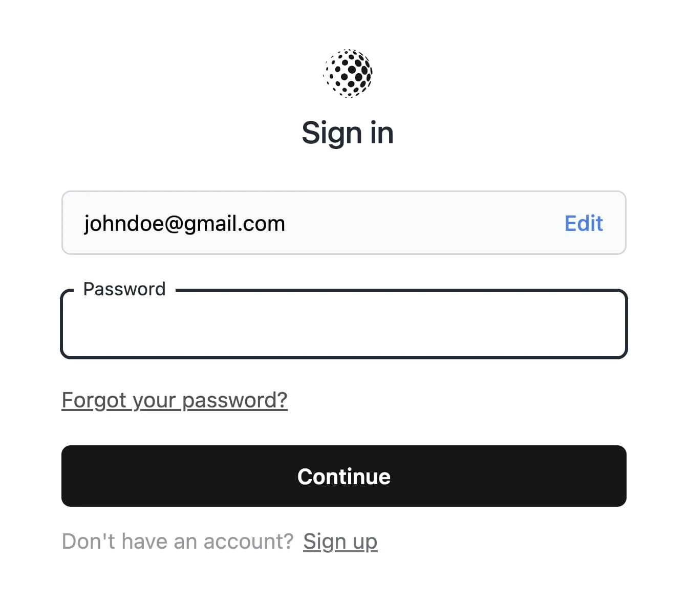 Login Page